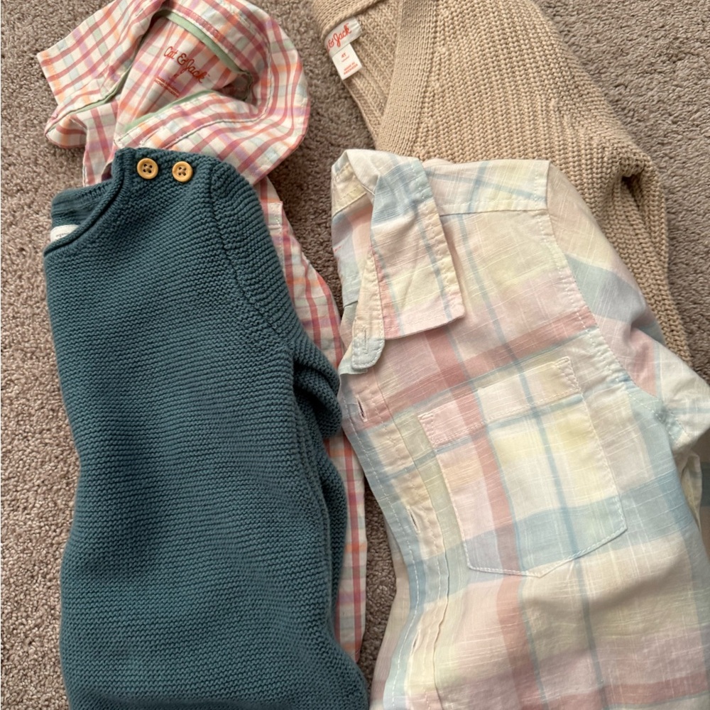 Cat& Jack button down & 2 sweaters - Picture 14 of 16
